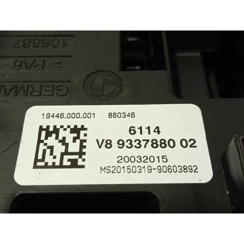 Recambio de caja reles / fusibles para bmw serie 4 coupe (f32) 430d referencia OEM IAM 61149337880  9337880