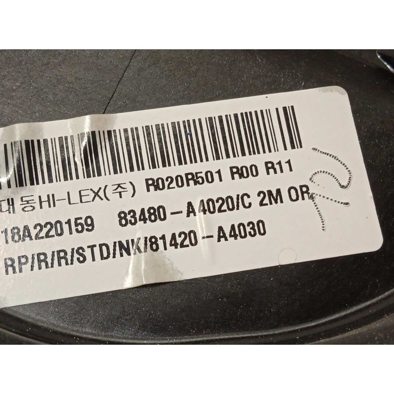 Recambio de elevalunas trasero derecho para kia carens ( ) basic referencia OEM IAM 83480A4020  83480A4000