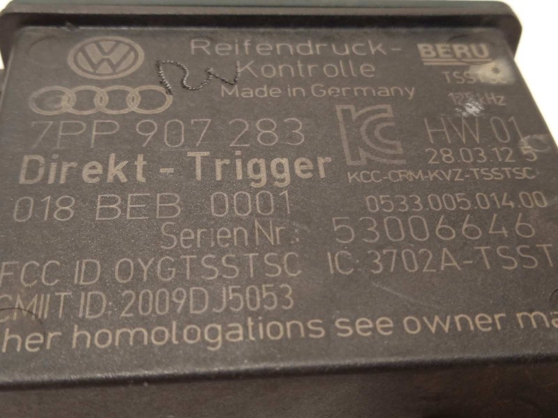 Recambio de modulo electronico para porsche panamera 4 s referencia OEM IAM 7PP907283  