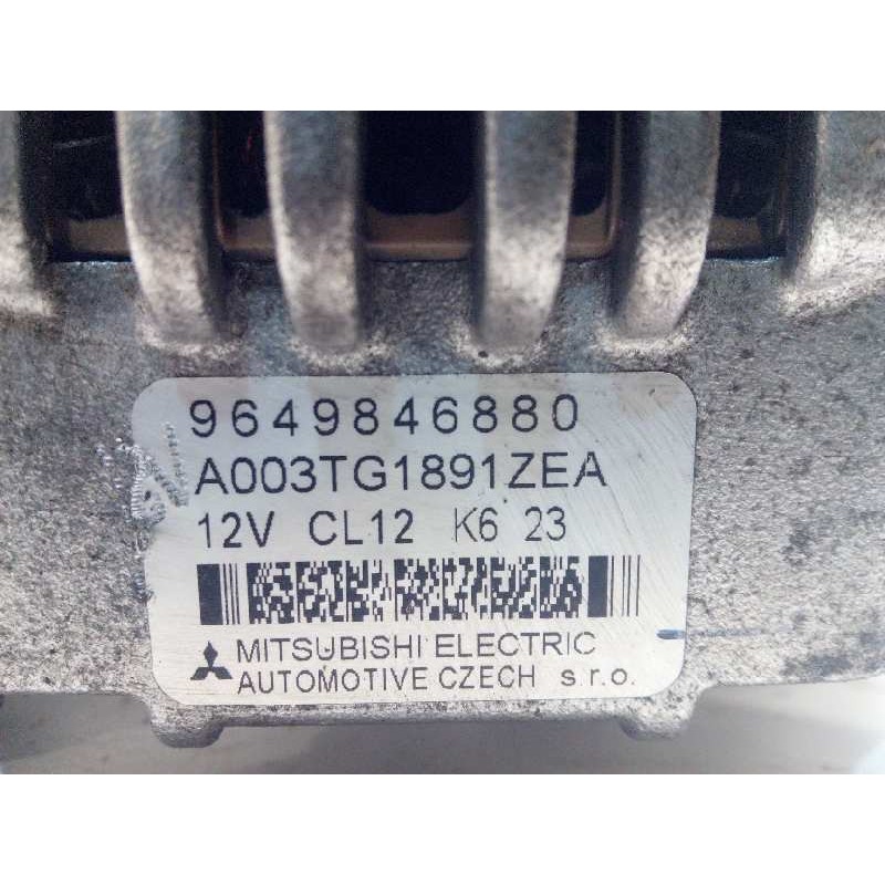 Recambio de alternador para peugeot 407 st confort referencia OEM IAM 9649846880  