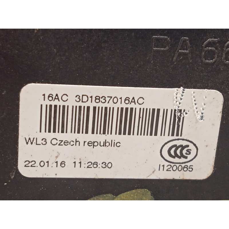 Recambio de cerradura puerta delantera derecha para seat altea (5p1) reference referencia OEM IAM 3D1837016AC  