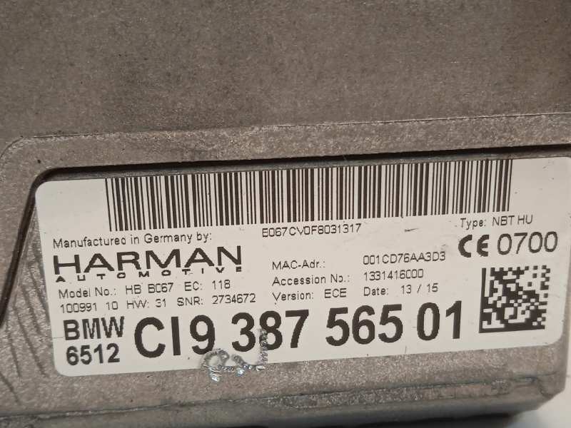 Recambio de sistema navegacion gps para bmw serie 4 coupe (f32) 430d referencia OEM IAM 65129387565  