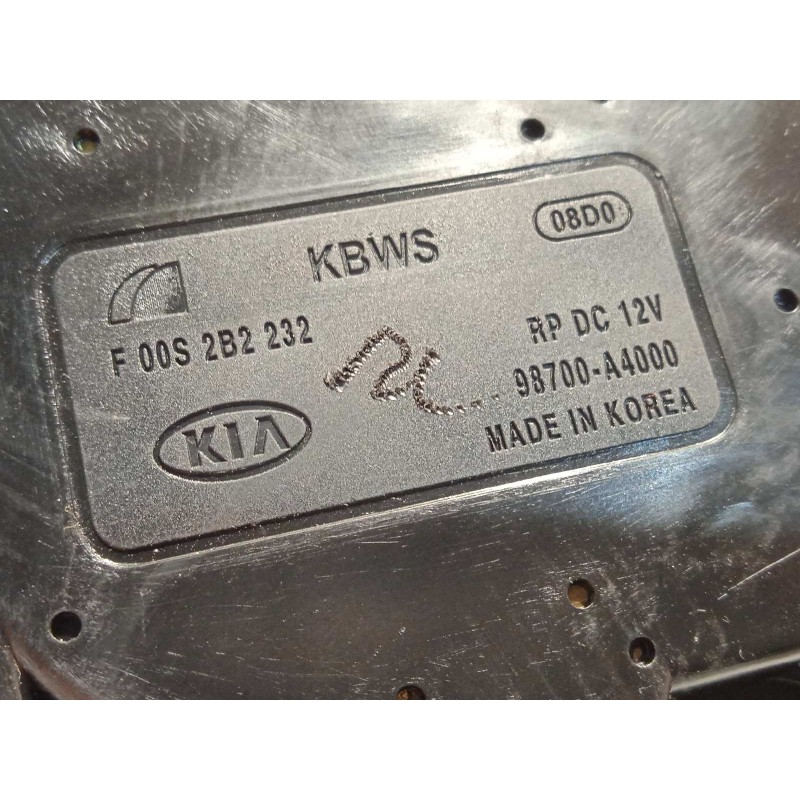 Recambio de motor limpia trasero para kia carens ( ) basic referencia OEM IAM 98700A4000  