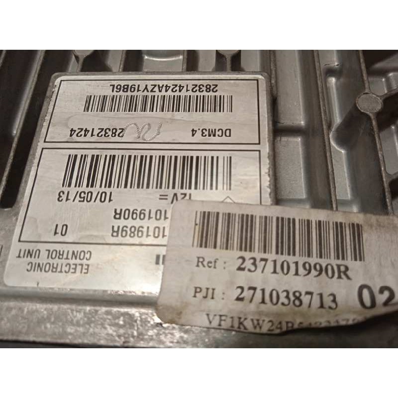 Recambio de centralita motor uce para renault kangoo profesional referencia OEM IAM 237101990R  