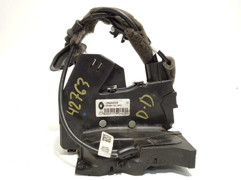 Recambio de cerradura puerta delantera derecha para renault scenic iv 1.3 tce referencia OEM IAM 805021579R  16943003