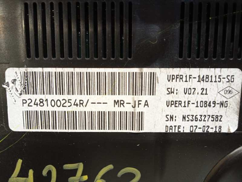 Recambio de cuadro instrumentos para renault scenic iv 1.3 tce referencia OEM IAM P248100254R  248100254R