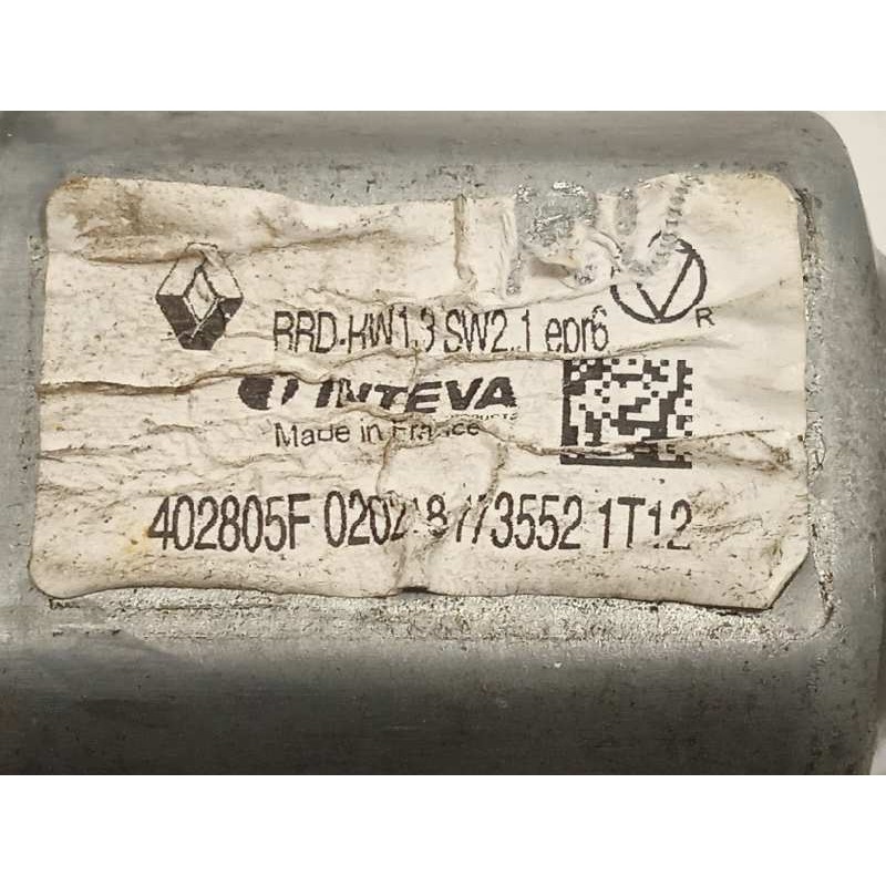 Recambio de elevalunas trasero derecho para renault scenic iv 1.3 tce referencia OEM IAM 402805F  