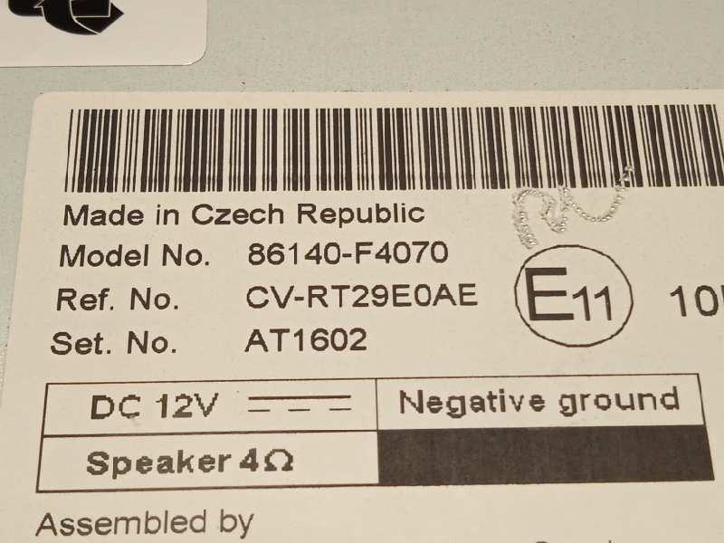 Recambio de sistema navegacion gps para toyota c-hr hybrid advance referencia OEM IAM 86140F4070  