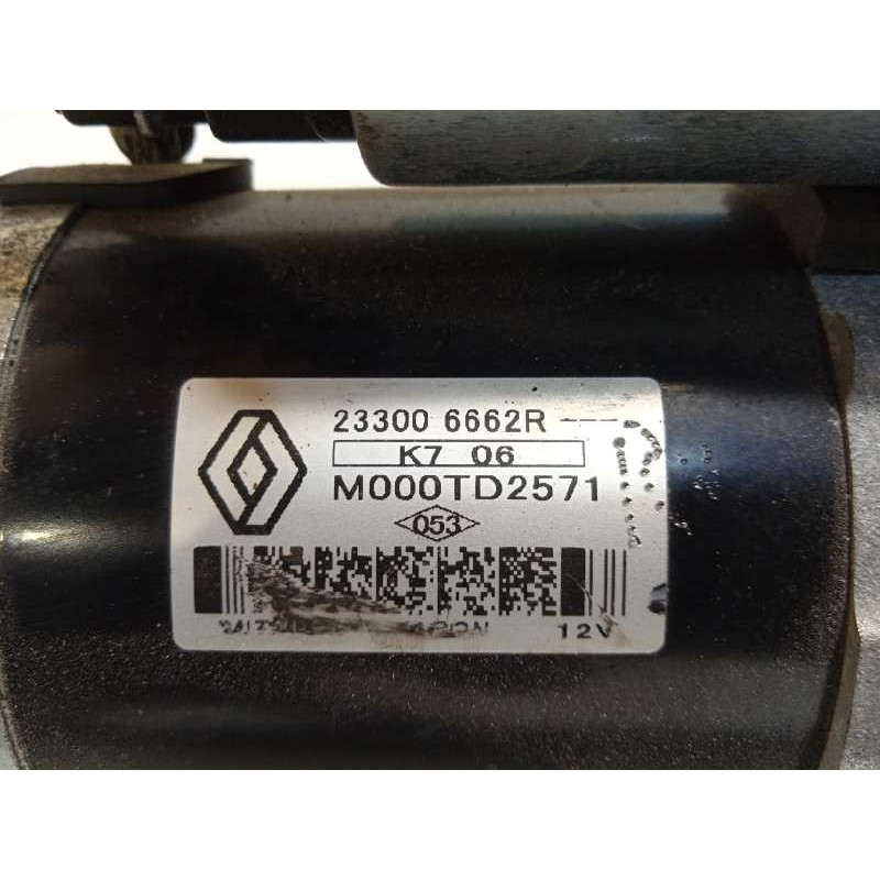 Recambio de motor arranque para renault scenic iv 1.3 tce referencia OEM IAM 233006662R  M000TD2571