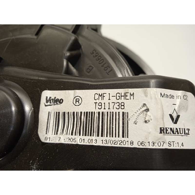 Recambio de motor calefaccion para renault scenic iv 1.3 tce referencia OEM IAM T911738  CMF1GHEM