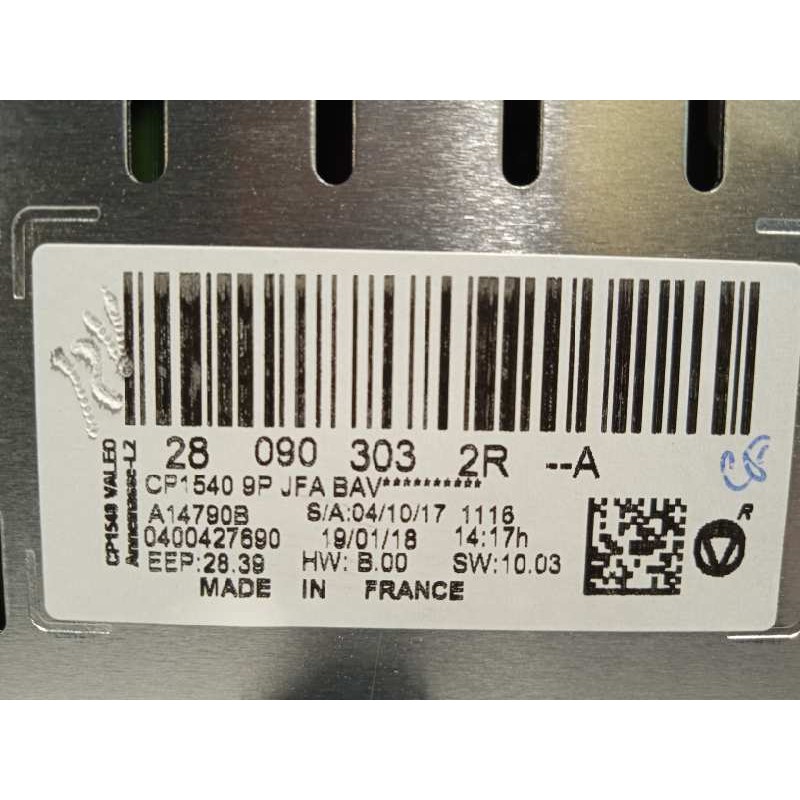 Recambio de pantalla multifuncion para renault scenic iv 1.3 tce referencia OEM IAM 280903032R  