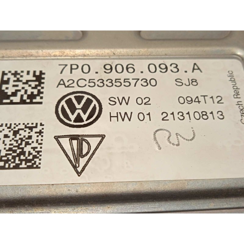 Recambio de centralita bomba combustible para porsche panamera 4 s referencia OEM IAM 7P0906093A  7P0906093AB