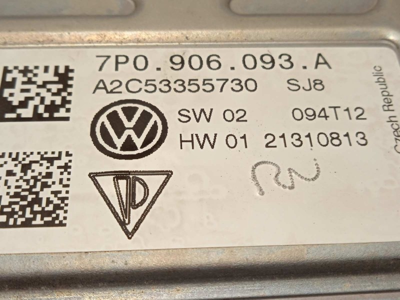 Recambio de centralita bomba combustible para porsche panamera 4 s referencia OEM IAM 7P0906093A  7P0906093AB