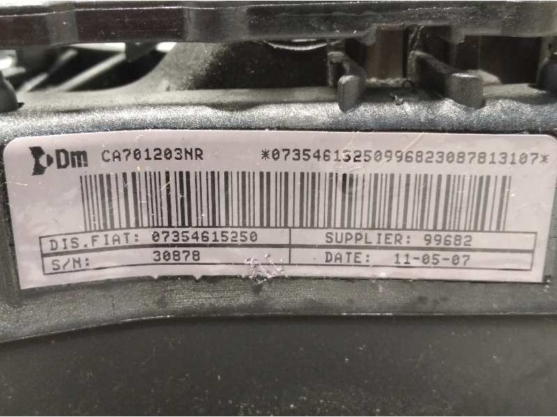 Recambio de airbag delantero izquierdo para fiat bravo (198) 1.9 emotion multijet referencia OEM IAM 07354615250  
