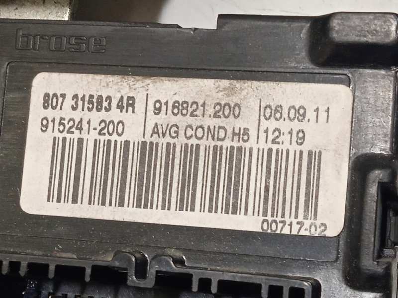 Recambio de elevalunas delantero izquierdo para renault megane iii coupe dynamique referencia OEM IAM 807315834R  807319926R