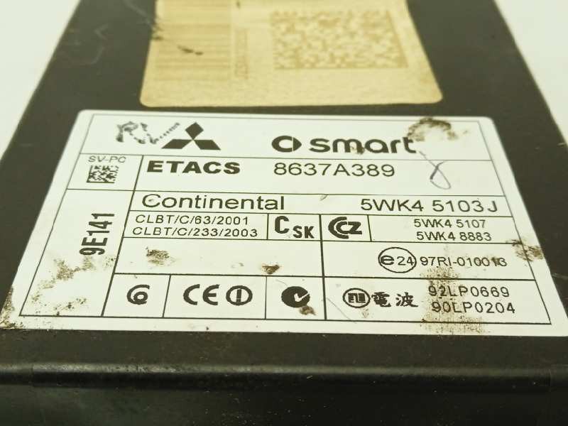 Recambio de modulo electronico para mitsubishi colt berlina 3 (z30) cleartec referencia OEM IAM 8637A389  