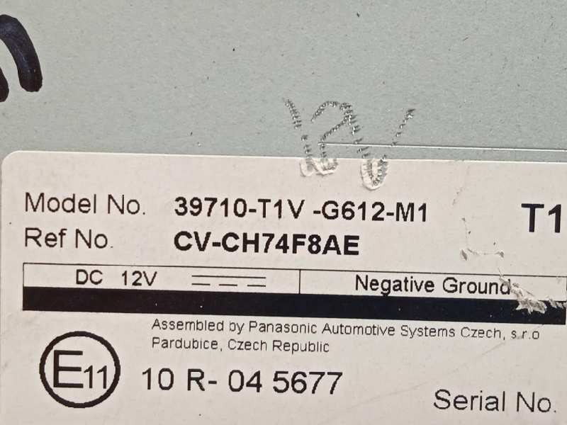 Recambio de pantalla multifuncion para honda cr-v elegance 4x2 referencia OEM IAM 39710T1VG612M1 CVCH74F8AE 39710T1VG61