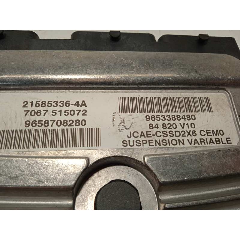 Recambio de centralita suspension para citroën c6 exclusive referencia OEM IAM 9653388480  9658708280