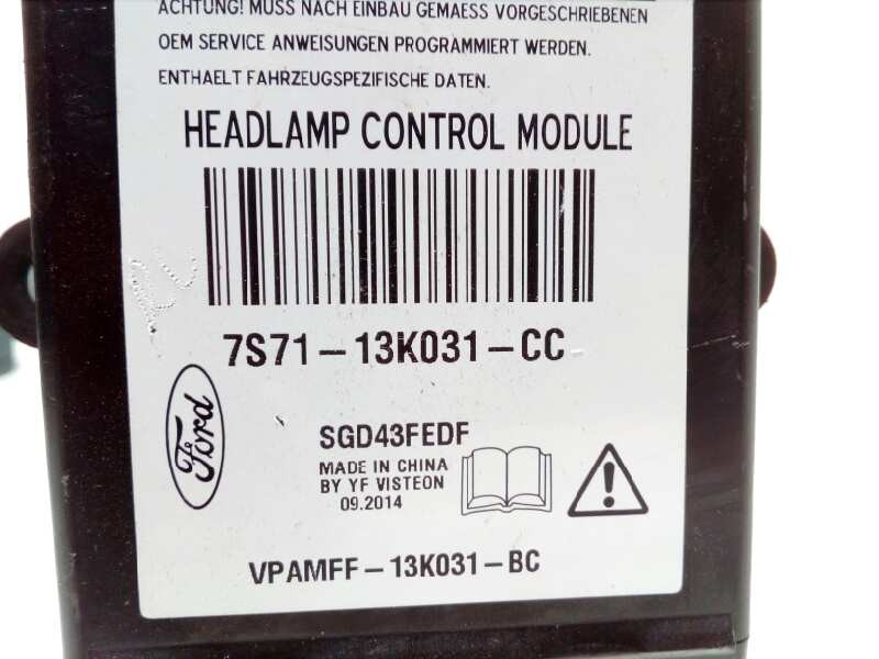 Recambio de centralita luces para ford kuga (cbs) titanium s referencia OEM IAM 7S7113K031CC  