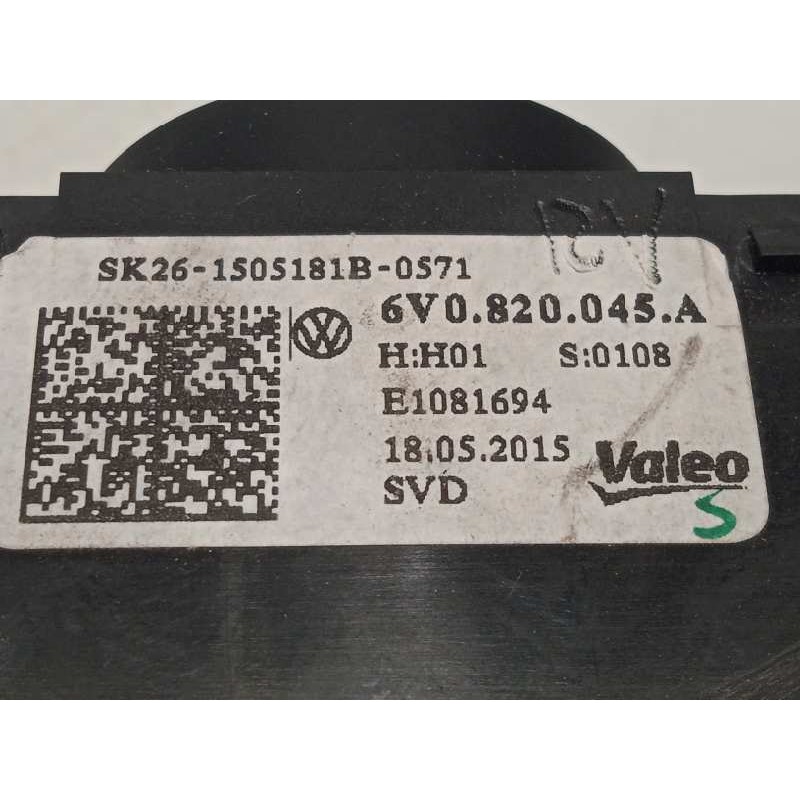 Recambio de mando calefaccion / aire acondicionado para skoda fabia 1.0 mpi referencia OEM IAM 6V0820045A  