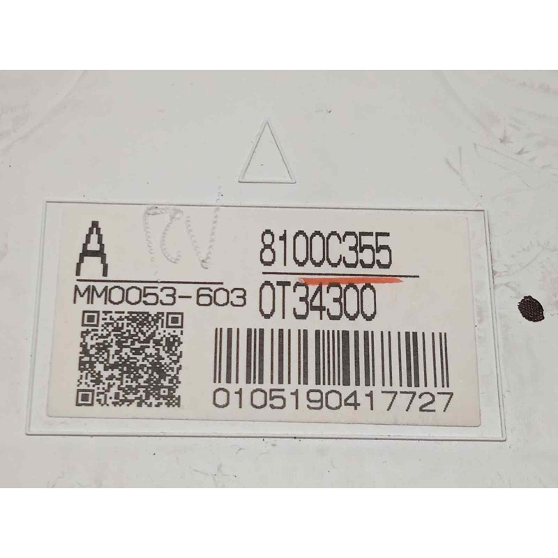 Recambio de cuadro instrumentos para citroën c4 aircross 1.6 hdi fap referencia OEM IAM 8100C355  MM0053603