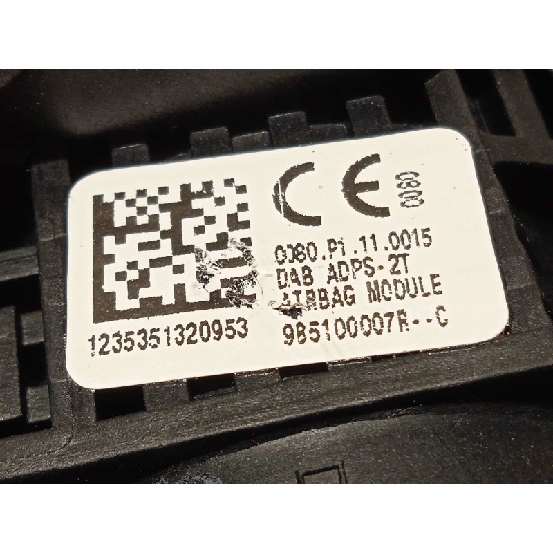 Recambio de airbag delantero izquierdo para renault megane iii berlina 5 p authentique referencia OEM IAM 985100007R  