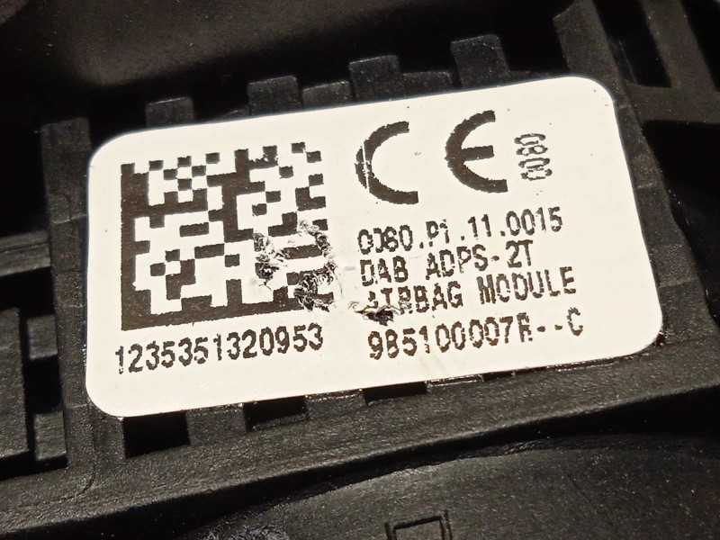 Recambio de airbag delantero izquierdo para renault megane iii berlina 5 p authentique referencia OEM IAM 985100007R  