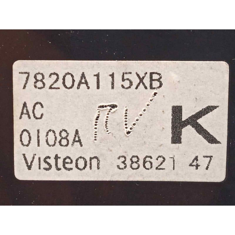 Recambio de mando climatizador para mitsubishi asx (ga0w) 1.8 di-d cat referencia OEM IAM 7820A115XB  