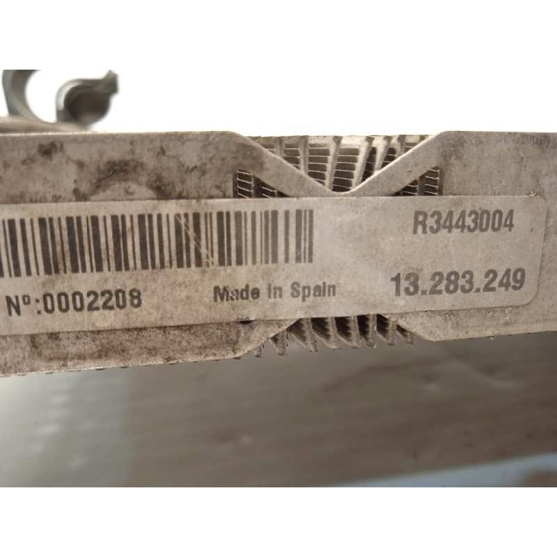 Recambio de radiador agua para opel meriva b essentia referencia OEM IAM 13283249  