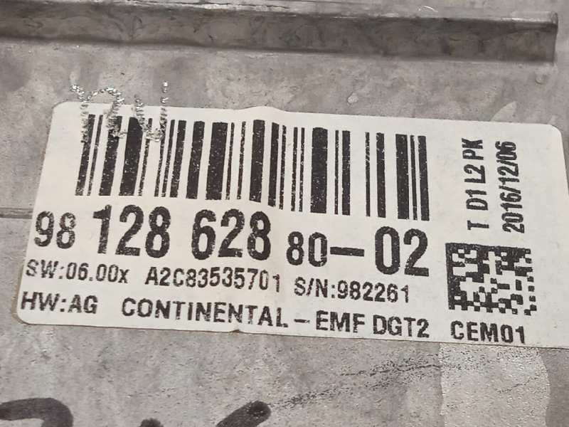 Recambio de pantalla multifuncion para peugeot 208 style referencia OEM IAM 9812862880  A2C83535701