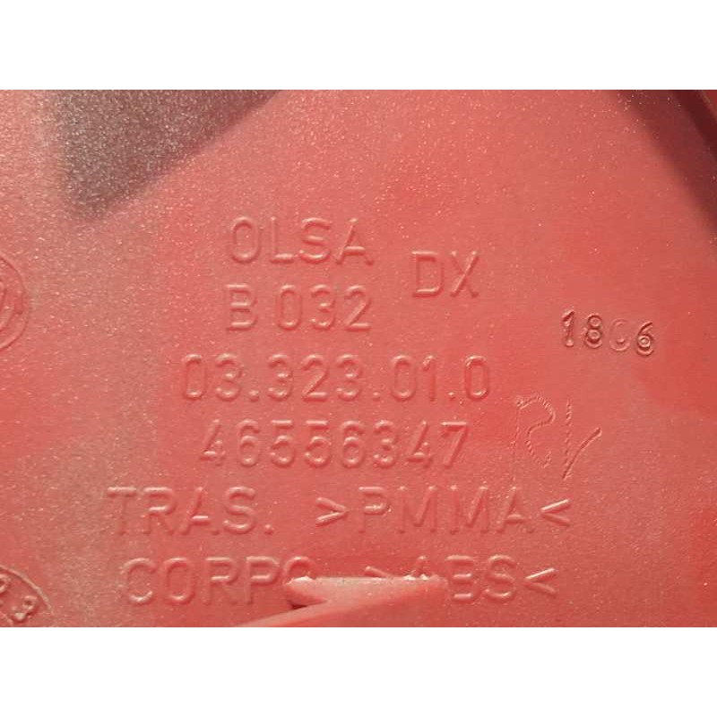 Recambio de piloto trasero derecho para alfa romeo 147 (190) 1.9 jtd cat referencia OEM IAM 46556347  