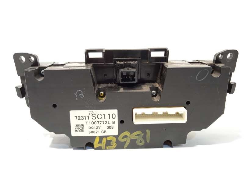 Recambio de mando climatizador para subaru impreza g12 2.0 diesel cat referencia OEM IAM 72311SC110  