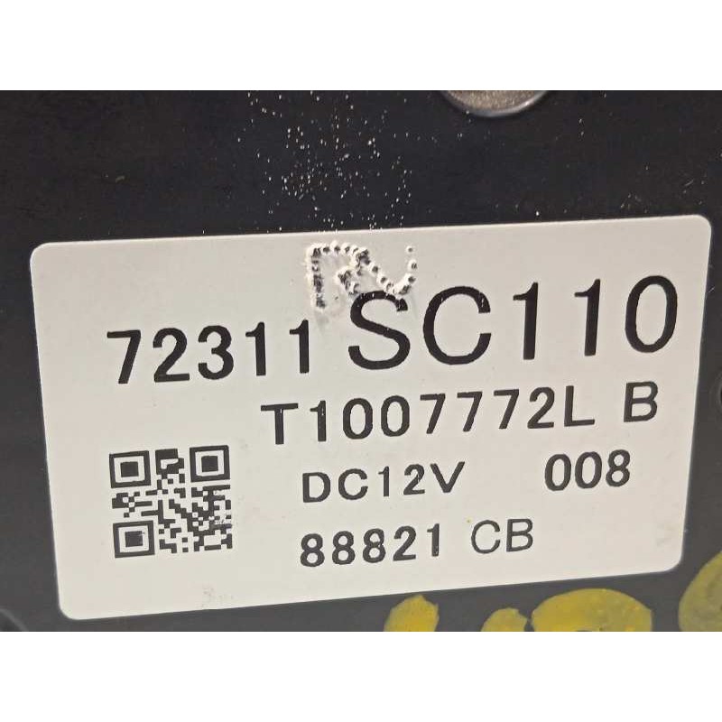 Recambio de mando climatizador para subaru impreza g12 2.0 diesel cat referencia OEM IAM 72311SC110  