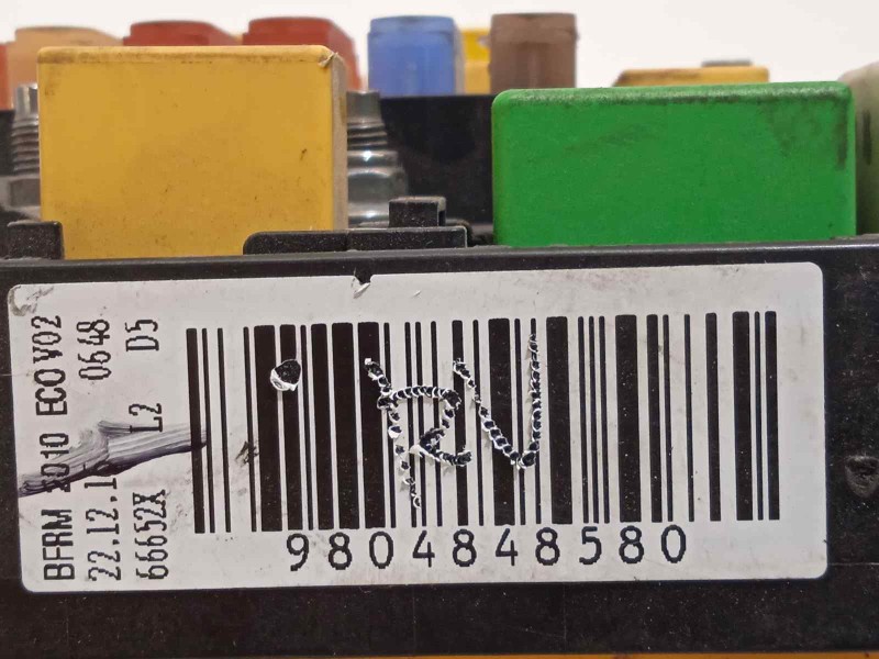 Recambio de caja reles / fusibles para citroën c4 grand picasso live referencia OEM IAM 9804848580  