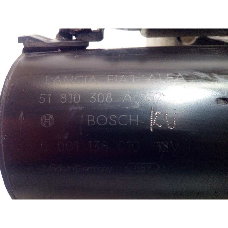 Recambio de motor arranque para fiat doblo emotion referencia OEM IAM 51810308  0001138010