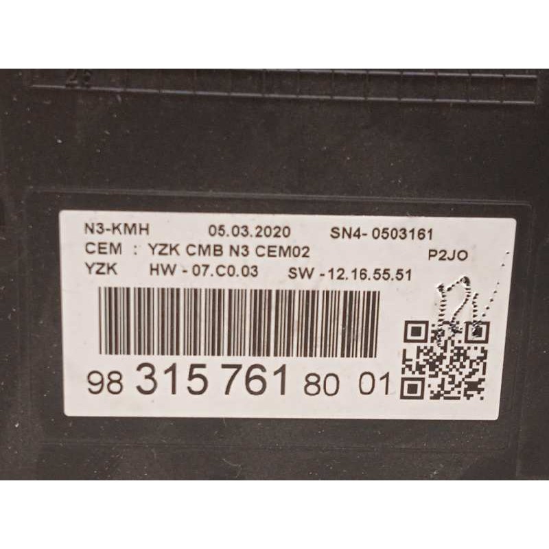 Recambio de cuadro instrumentos para opel corsa f elegance referencia OEM IAM 9831576180  