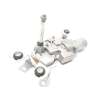 Recambio de motor limpia trasero para bmw serie x3 (g01) xdrive20d referencia OEM IAM 7407264 67637407264 A2479065102