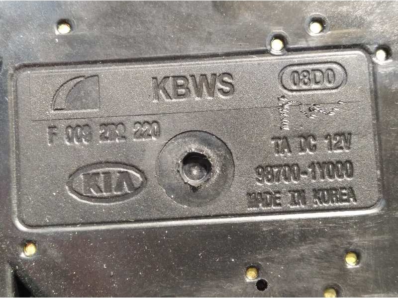 Recambio de motor limpia trasero para kia picanto 1.0 cat referencia OEM IAM 987001Y000  F00S2B2220