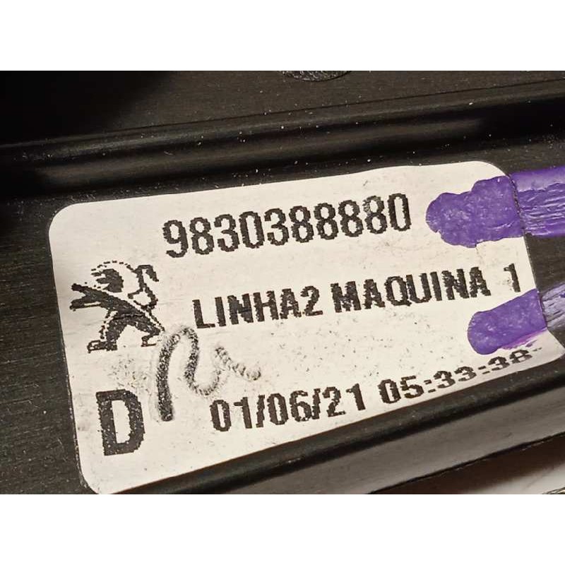 Recambio de elevalunas trasero derecho para peugeot 3008 allure referencia OEM IAM 9830388880  9829482480