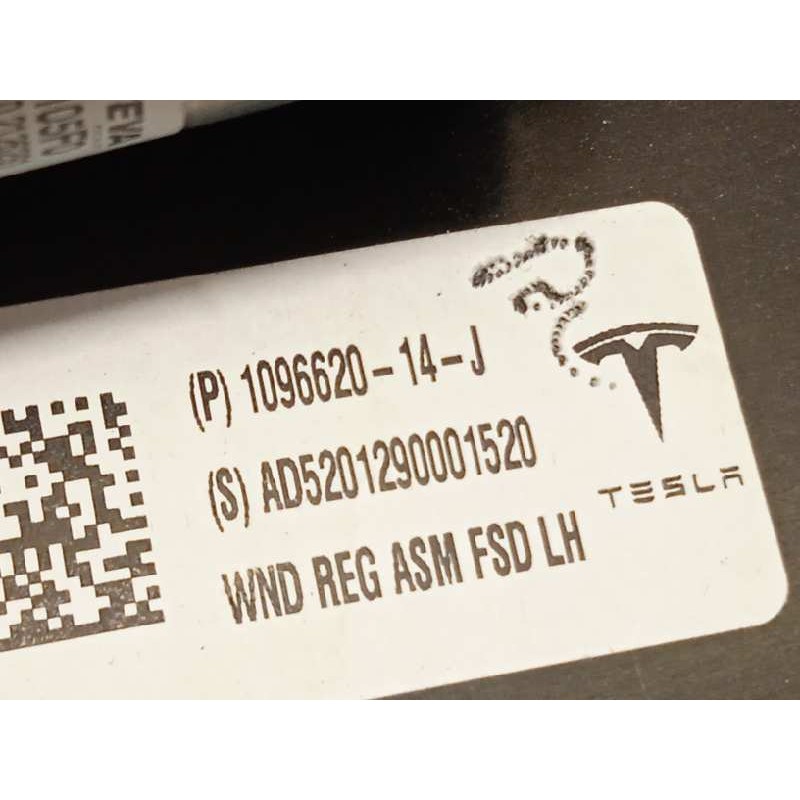 Recambio de elevalunas delantero izquierdo para tesla model 3 referencia OEM IAM 109662014J  