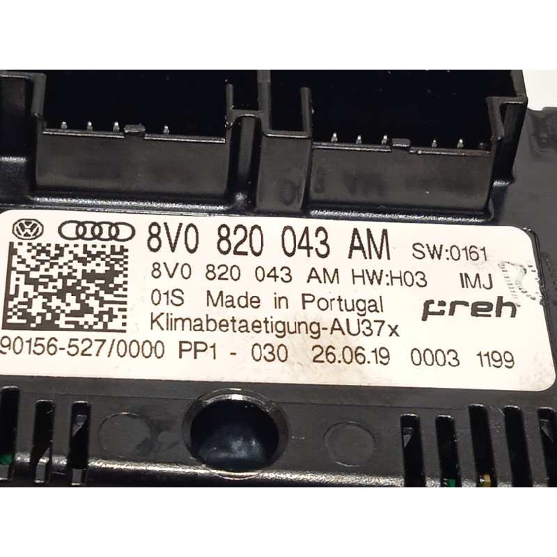 Recambio de mando climatizador para audi a3 sedán (8vm) referencia OEM IAM 8V0820043AM  