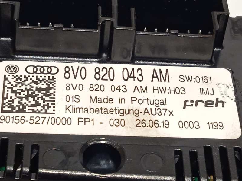 Recambio de mando climatizador para audi a3 sedán (8vm) referencia OEM IAM 8V0820043AM  