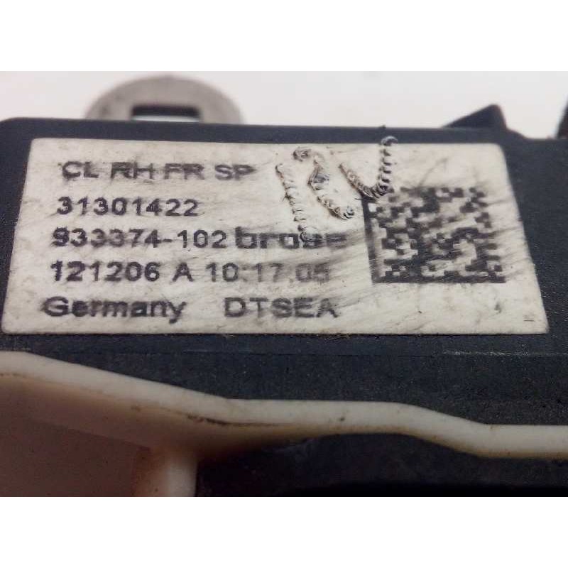 Recambio de cerradura puerta delantera derecha para volvo v40 1.6 diesel cat referencia OEM IAM 31301422  