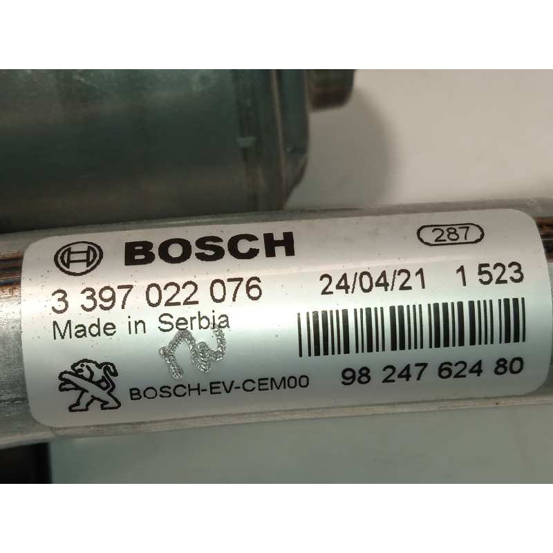 Recambio de motor limpia delantero para peugeot 3008 allure referencia OEM IAM 9824762480 1397225003 3397022076