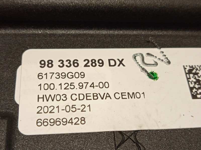 Recambio de palanca cambio para peugeot 3008 allure referencia OEM IAM 98336289DX  1663576080