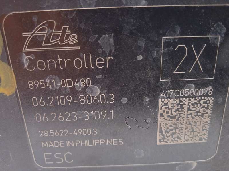 Recambio de abs para toyota yaris 1.5 16v cat referencia OEM IAM 445400D280 895410D480 06210246564