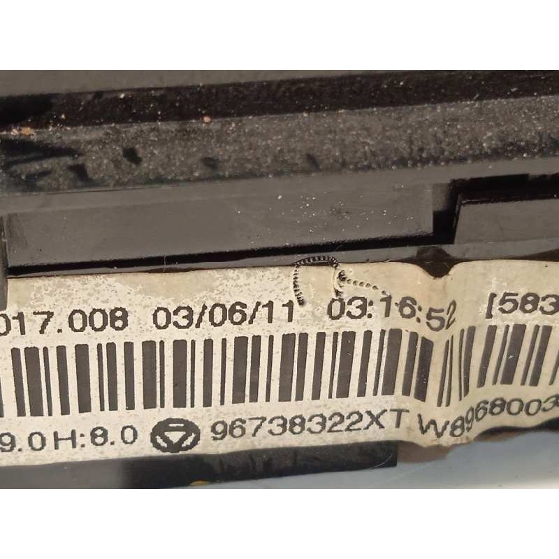 Recambio de mando climatizador para peugeot 3008 hybrid4 referencia OEM IAM 96738322XT  