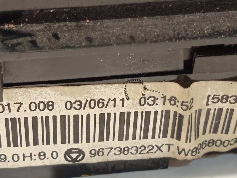 Recambio de mando climatizador para peugeot 3008 hybrid4 referencia OEM IAM 96738322XT  