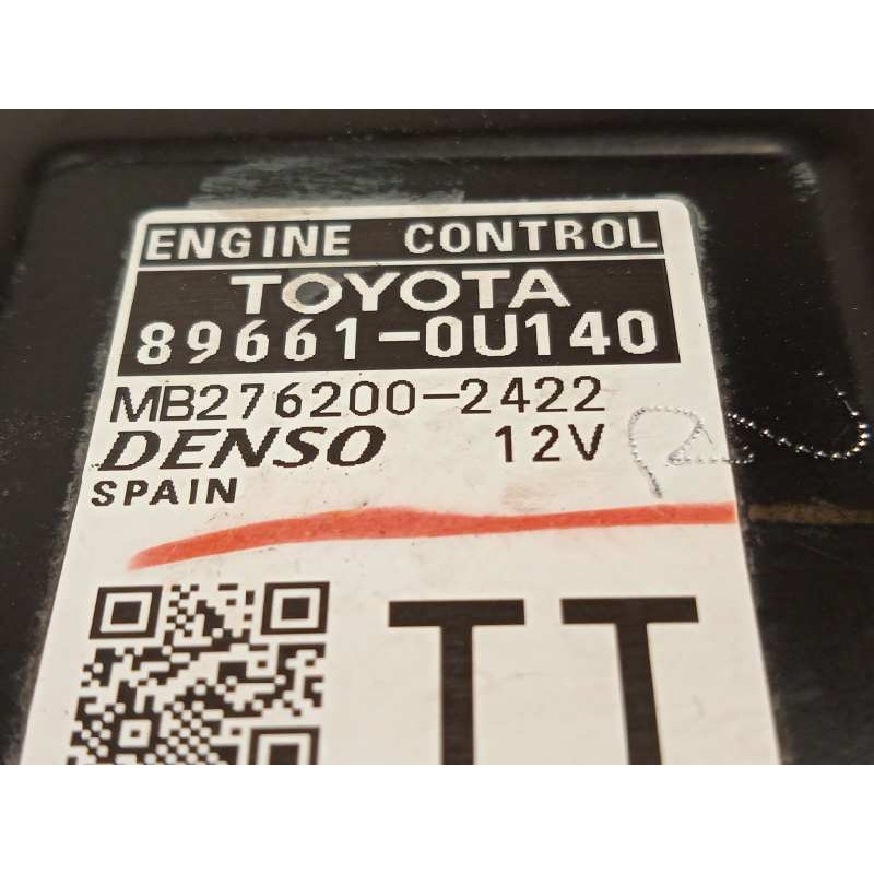 Recambio de centralita motor uce para toyota yaris 1.5 16v cat referencia OEM IAM 896610U140  MB2762002422
