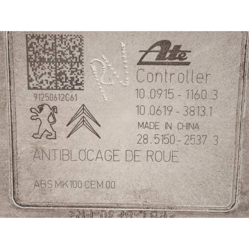 Recambio de abs para citroën c3 tonic referencia OEM IAM 9678416180 10091511603 10022000664